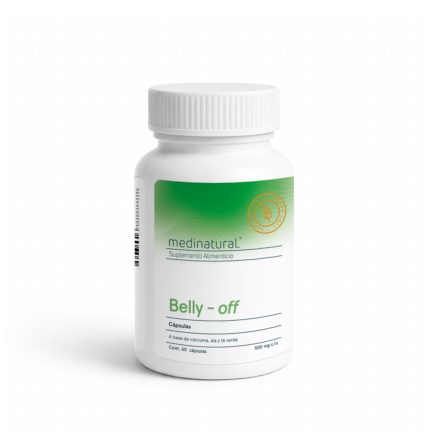 Medinatural Belly - Off 60 Cápsulas 500mg c/u