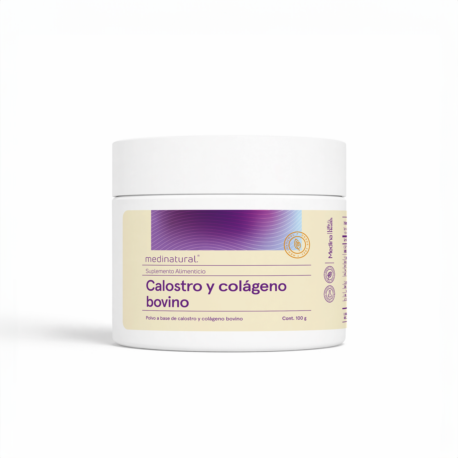 Medinatural Calostro y Colageno Bovino