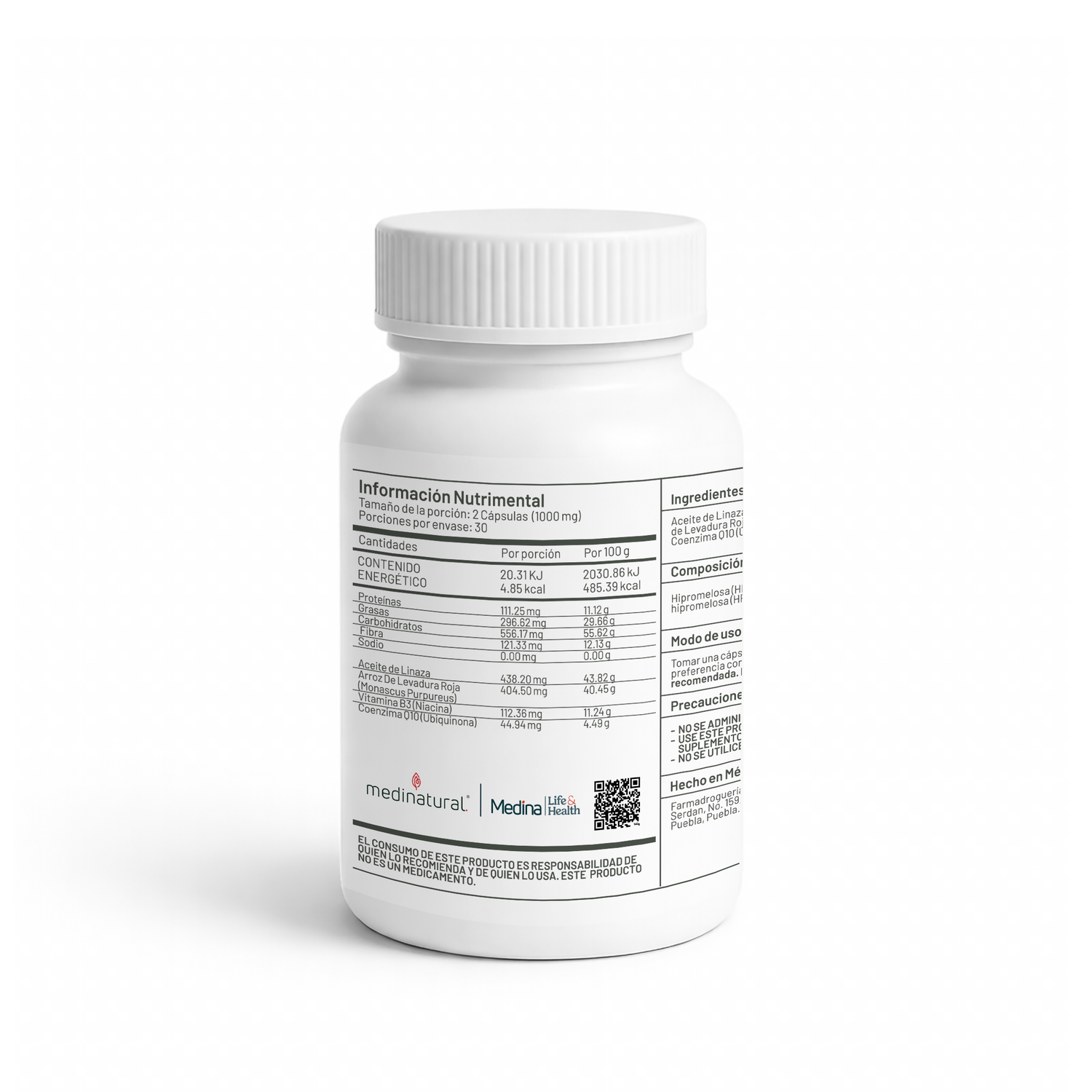 Medinatural Colst Check 60 Càpsulas (500 mg C/U)