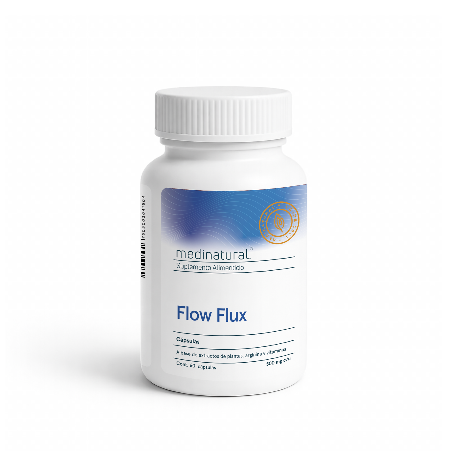 Medinatural Flow Flux 60 Cápsulas 500mg c/u