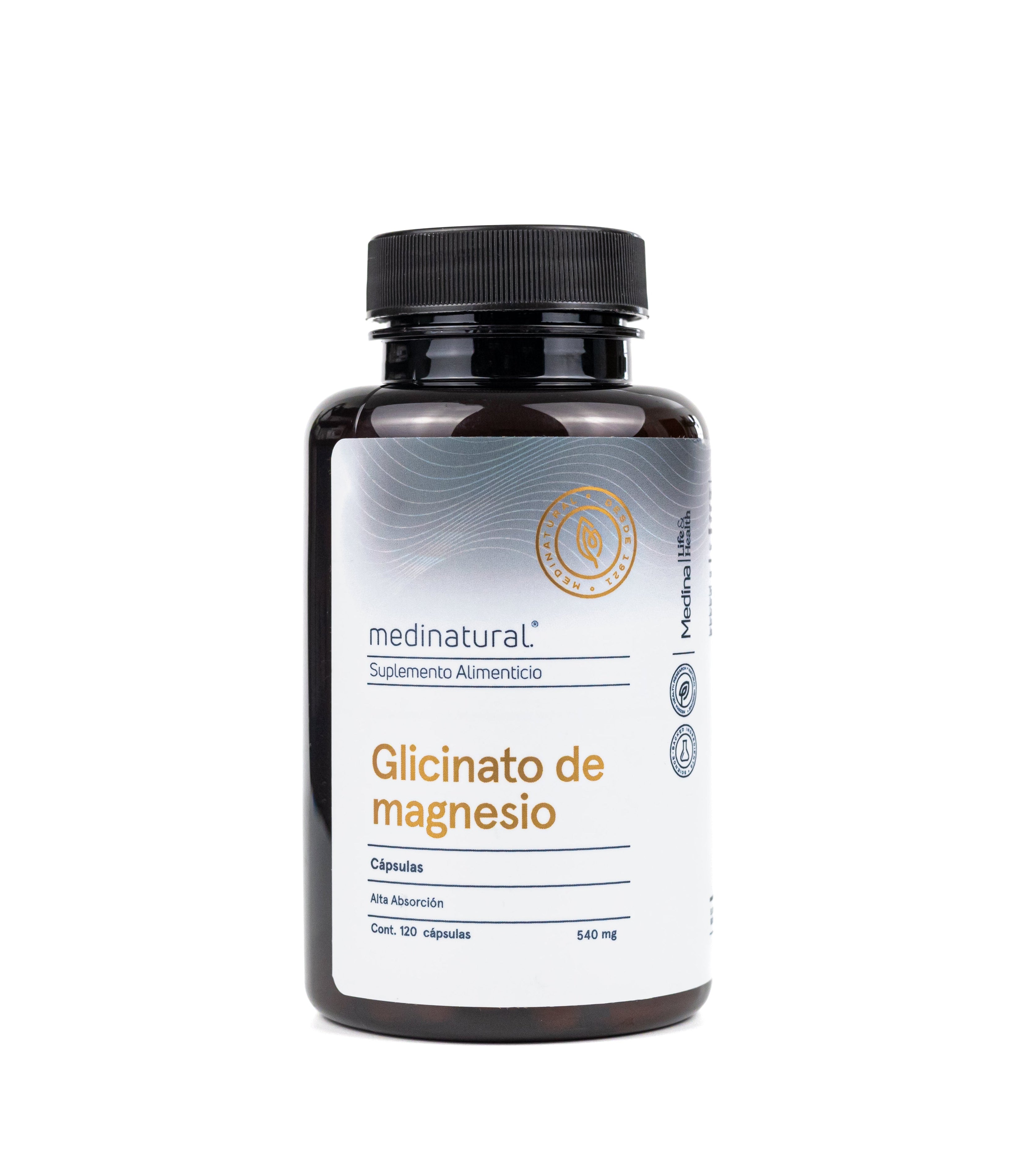 Magnesio Glicinato + Zinco – 120 Capsule – Salute Cuore E Cervello, Anti-stress - Foto 1