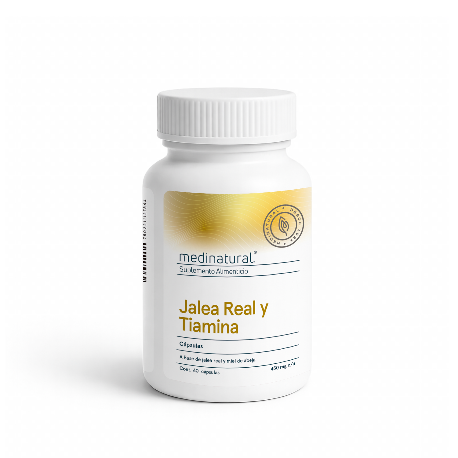 Medinatural Jalea Real y Tiamina 60 Cápsulas
