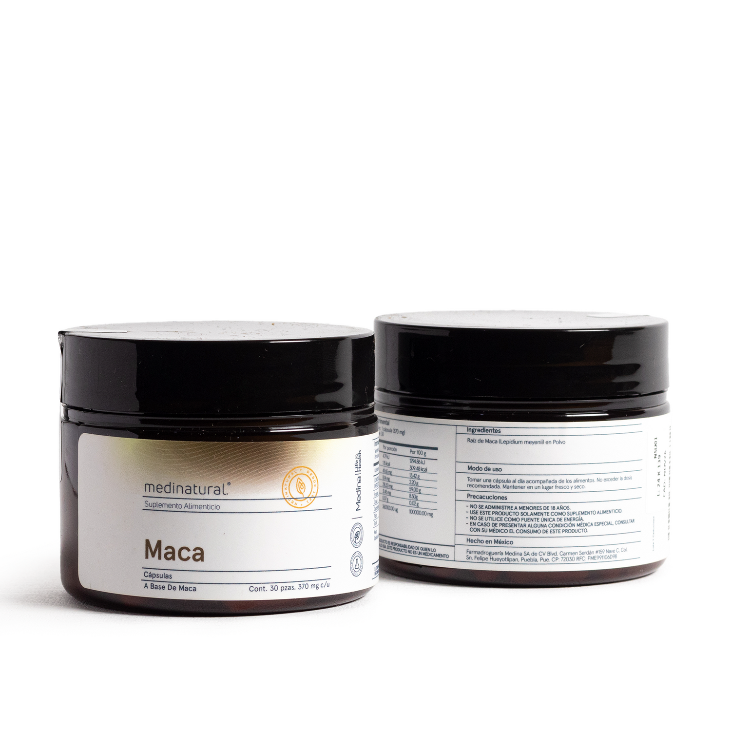Medinatural Maca Cápsulas 30pzs 370mg