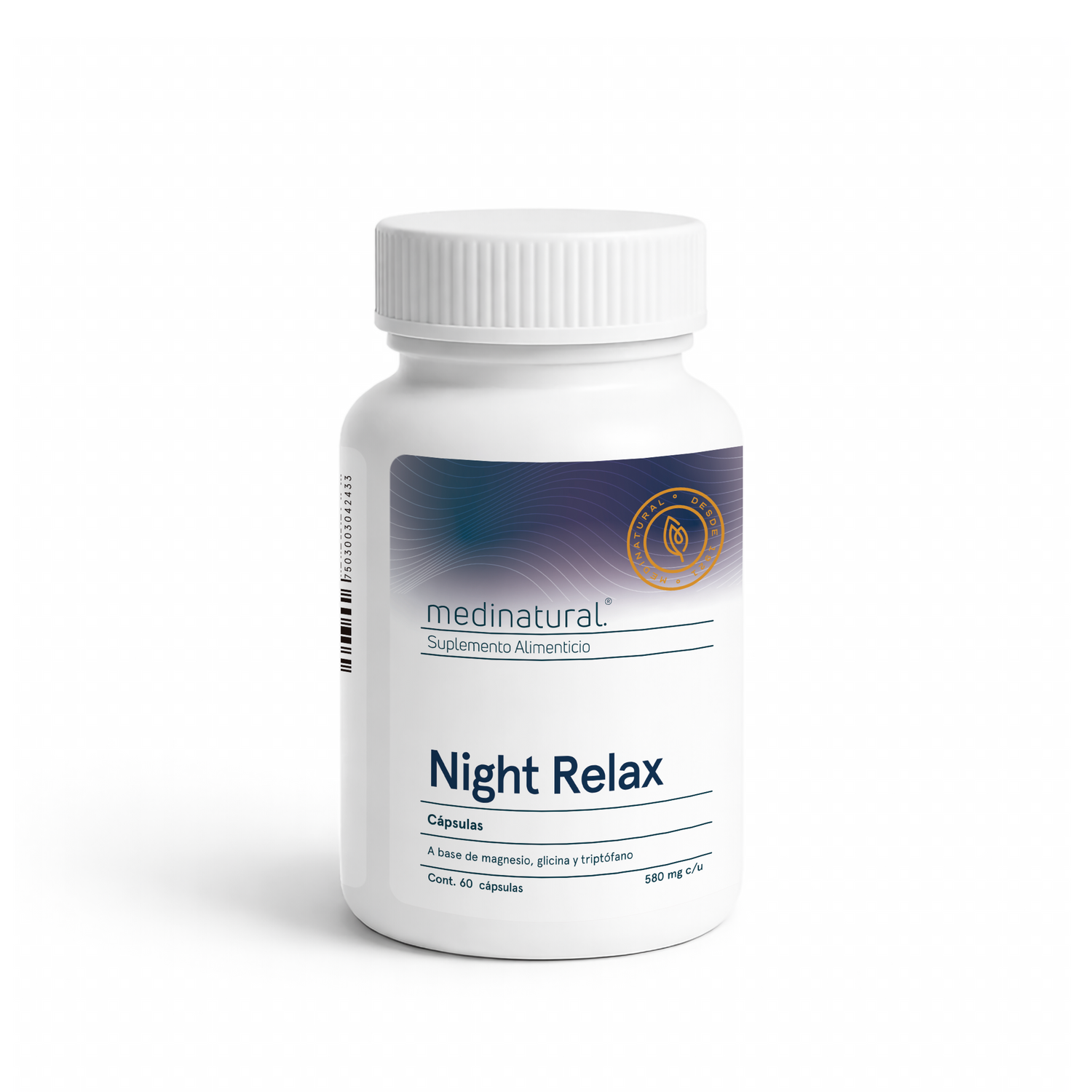 Medinatural Night Relax 580 mg 60 Cápsulas