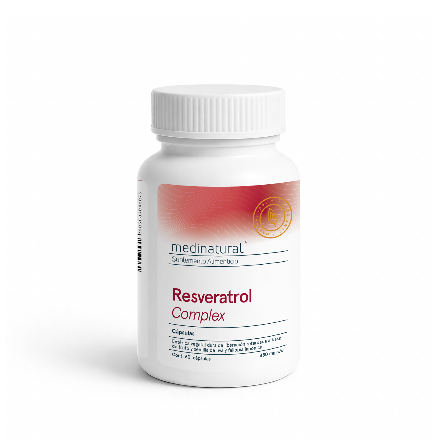Medinatural Resveratrol Complex 60 Cápsulas de 480mg