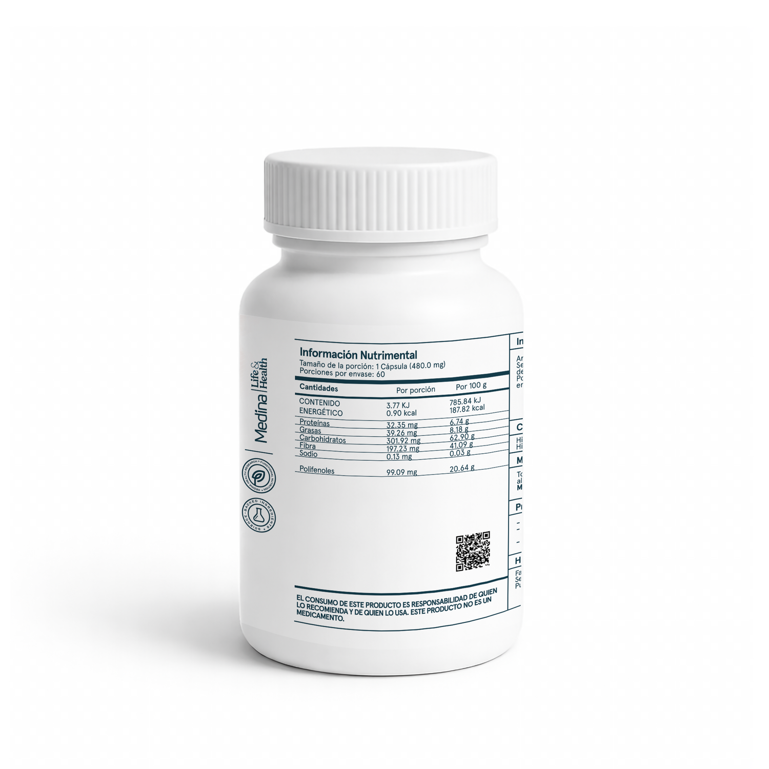 Medinatural Resveratrol Complex 60 Cápsulas de 480mg