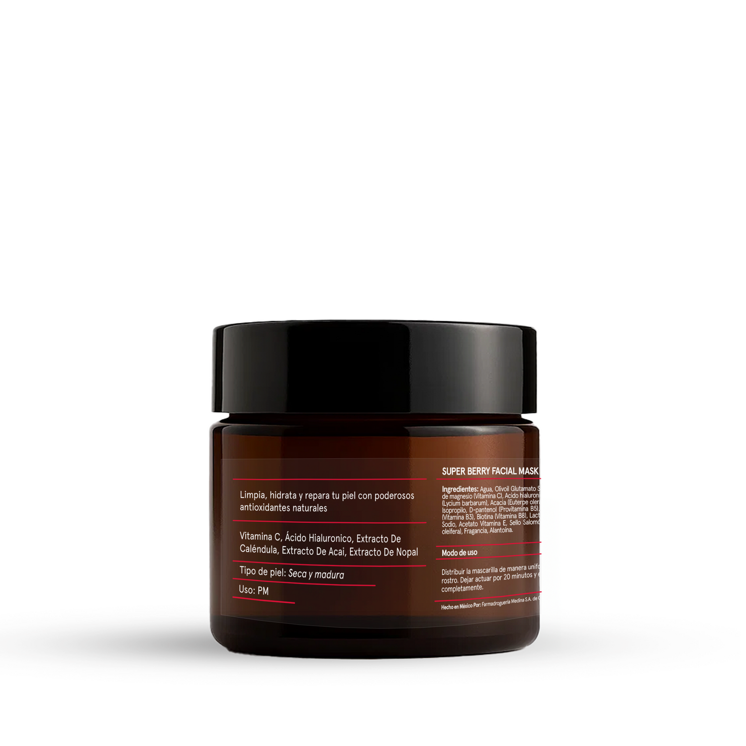Medinatural Super Berry Facial Mask