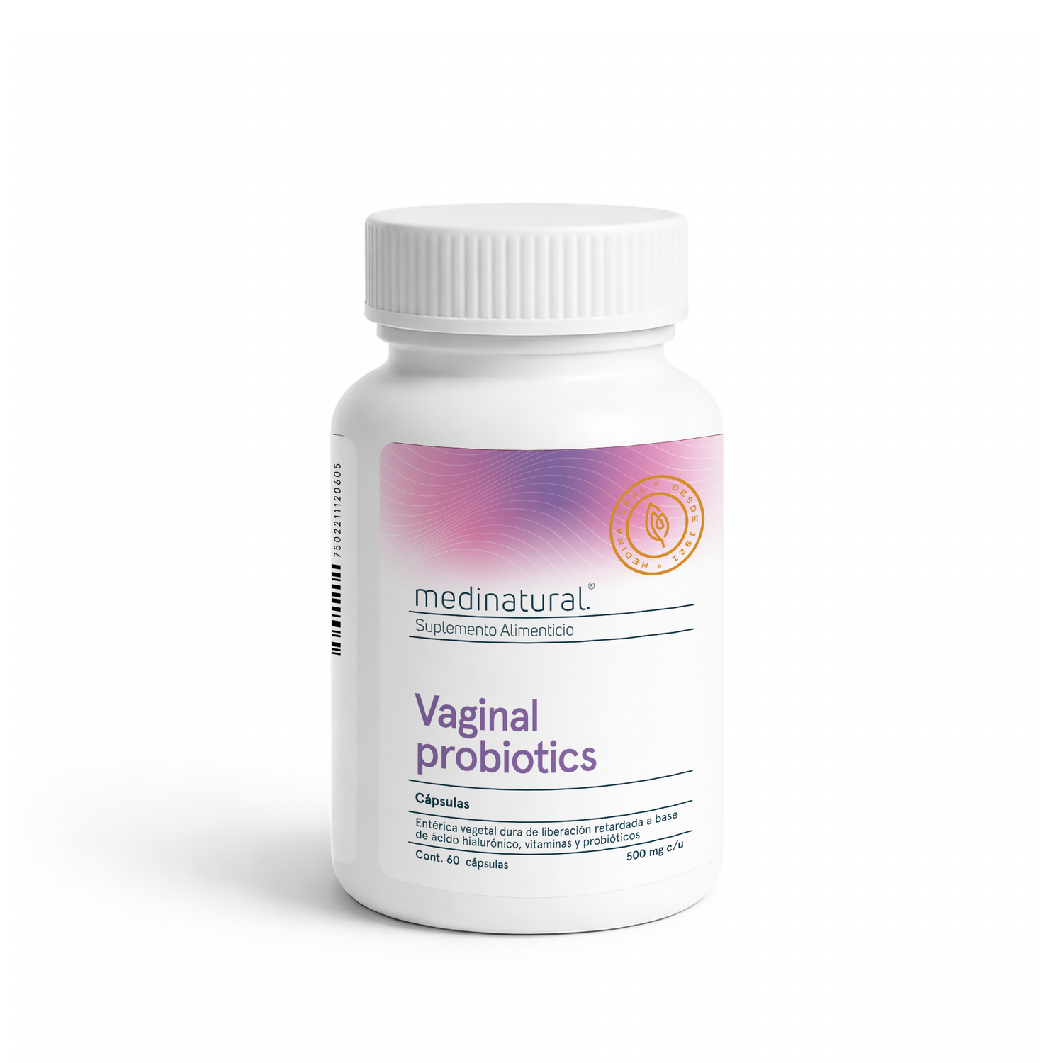 Medinatural Vaginal Probiotics 60 Cápsulas 480mg