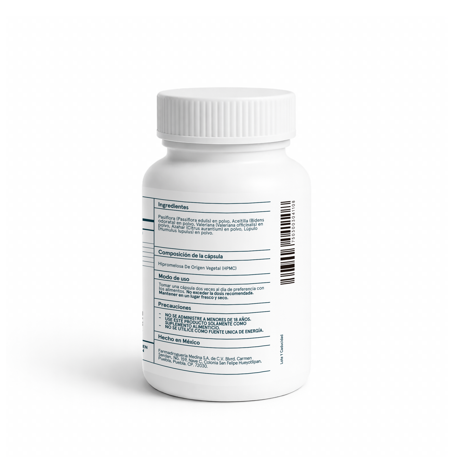 Medinatural Valeriana Compuesta 60 Cápsulas 460 mg