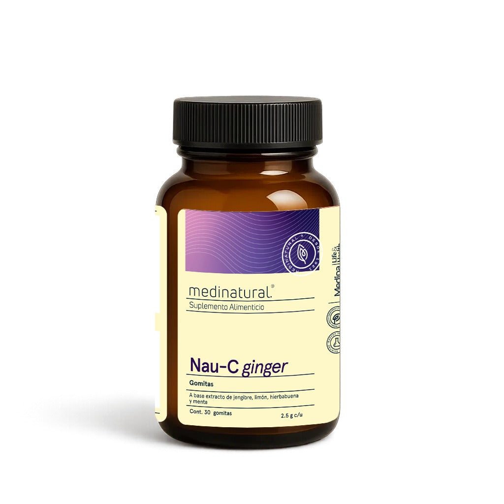 Medinatural Nau-C Ginger 30 Gomitas 2.5g