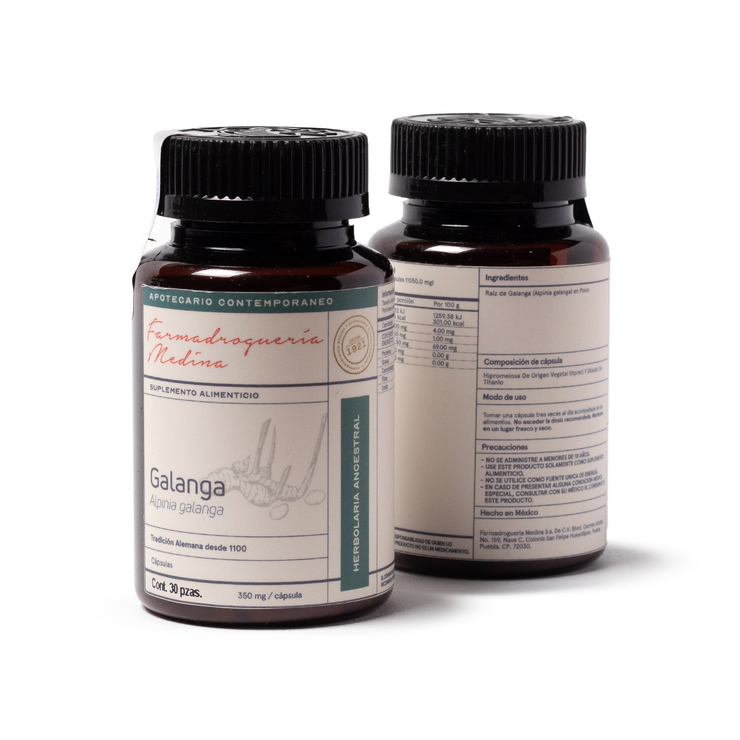 Medinatural Galanga 350mg 30pzs