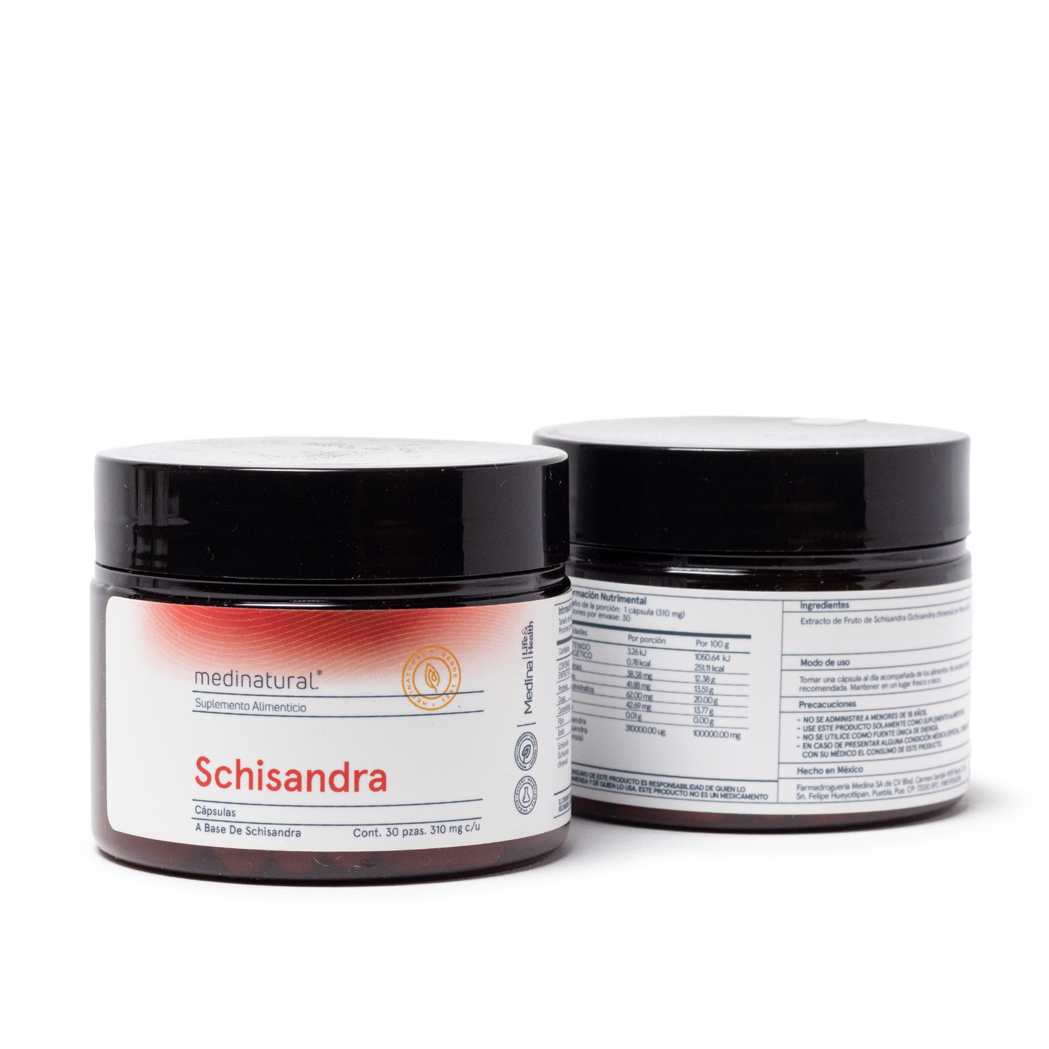 Medinatural Schisandra Cápsulas 30pzs 310g