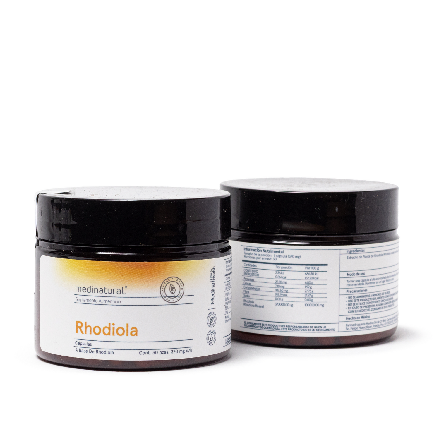 Medinatural Rhodiola Cápsulas 30pzs 370mg