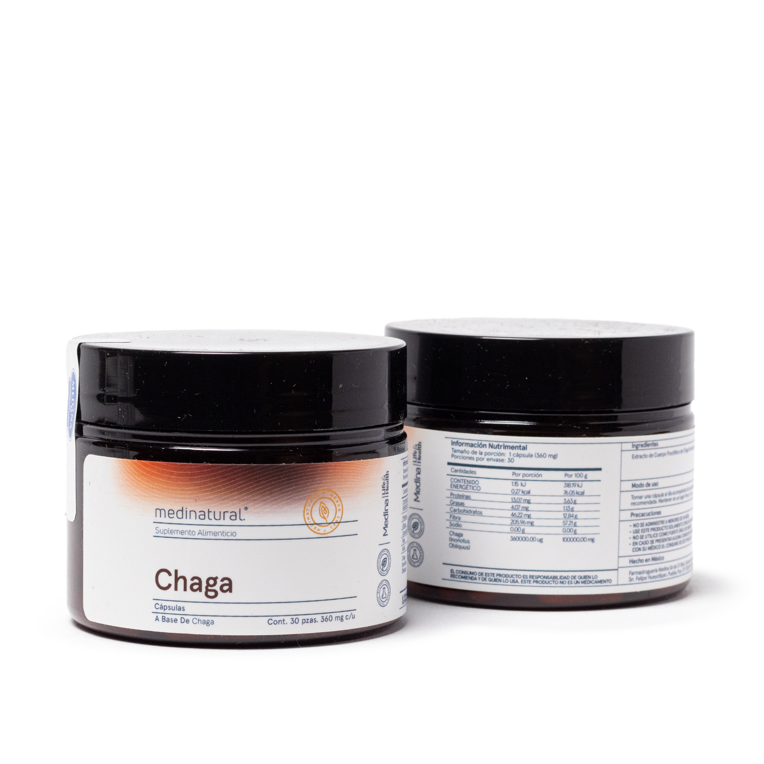 Medinatural Chaga Cápsulas 30pzs 360mg