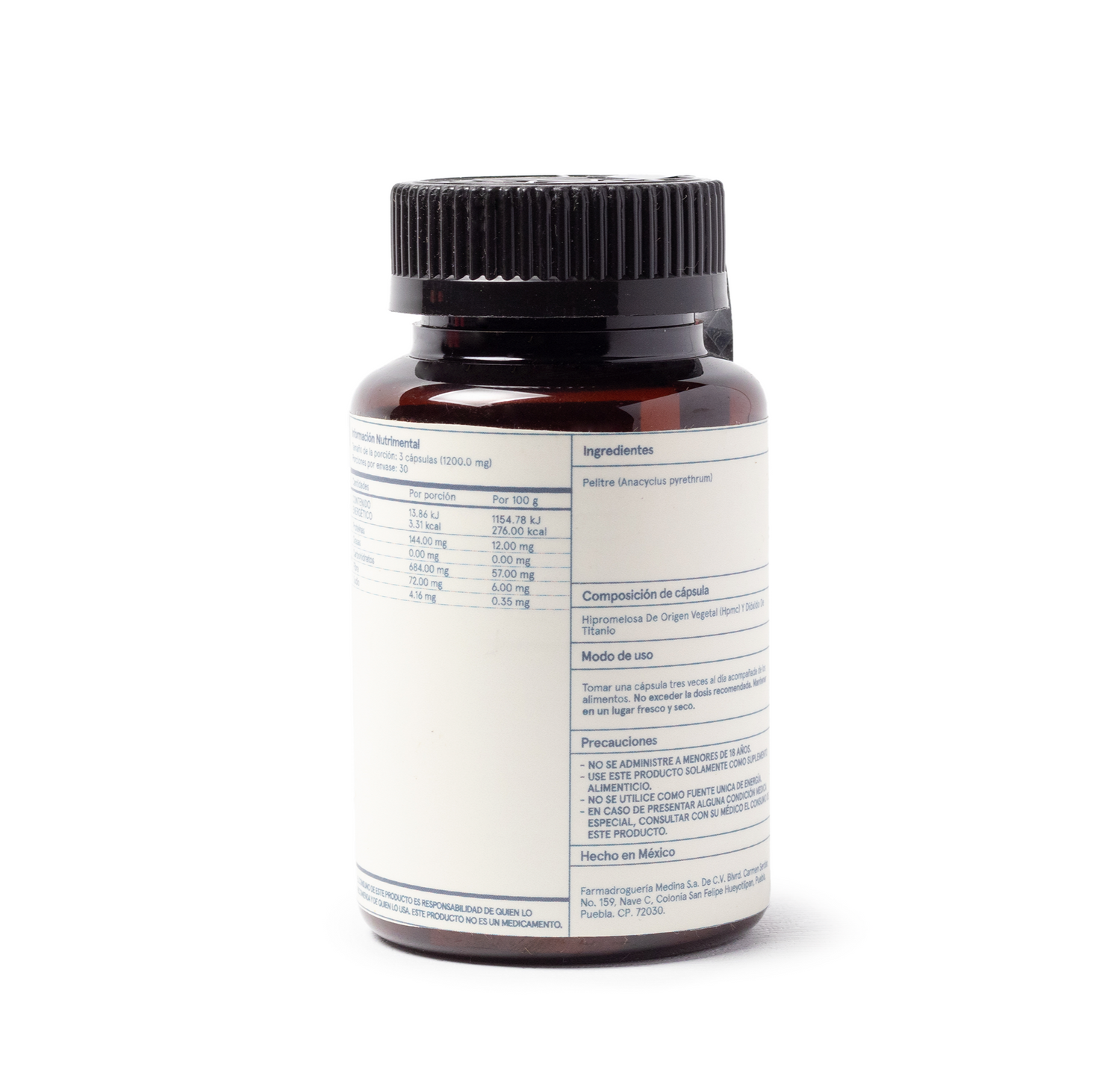 Medinatural Pelitre 400mg  30pzs