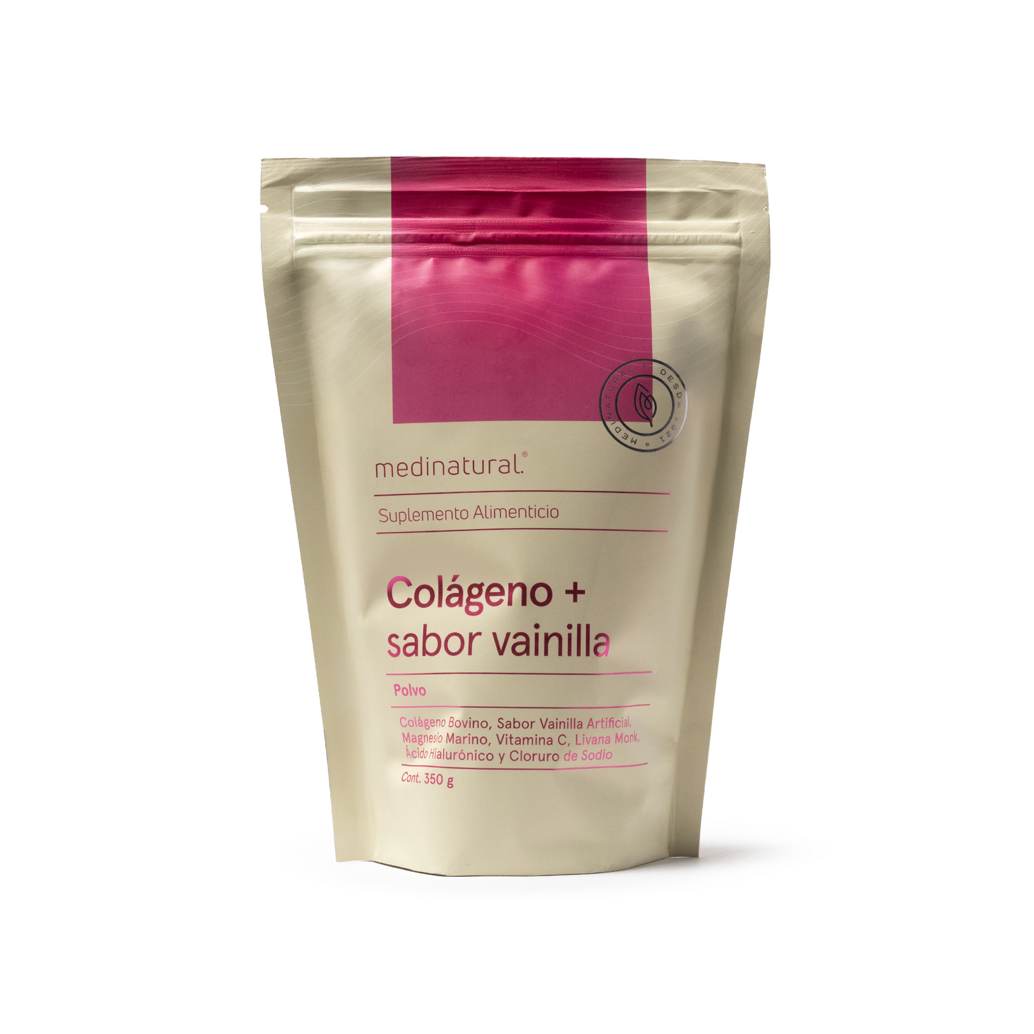 Medinatural Colágeno Sabor Vainilla 350g