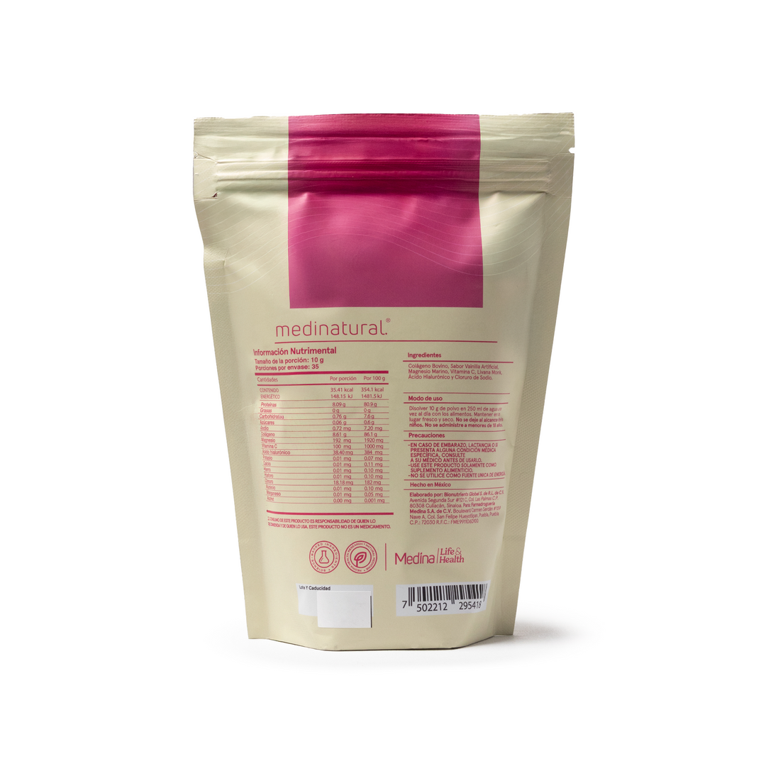 Medinatural Colágeno Sabor Vainilla 350g