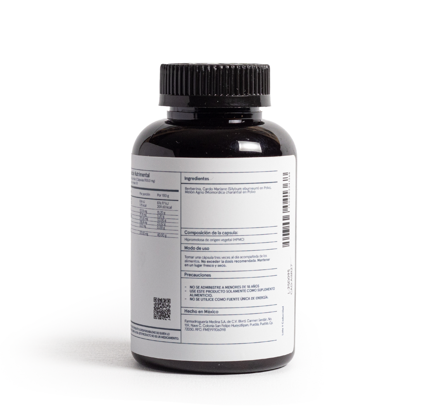 Medinatural Berberina Complex 90 Cápsulas 310mg c/u