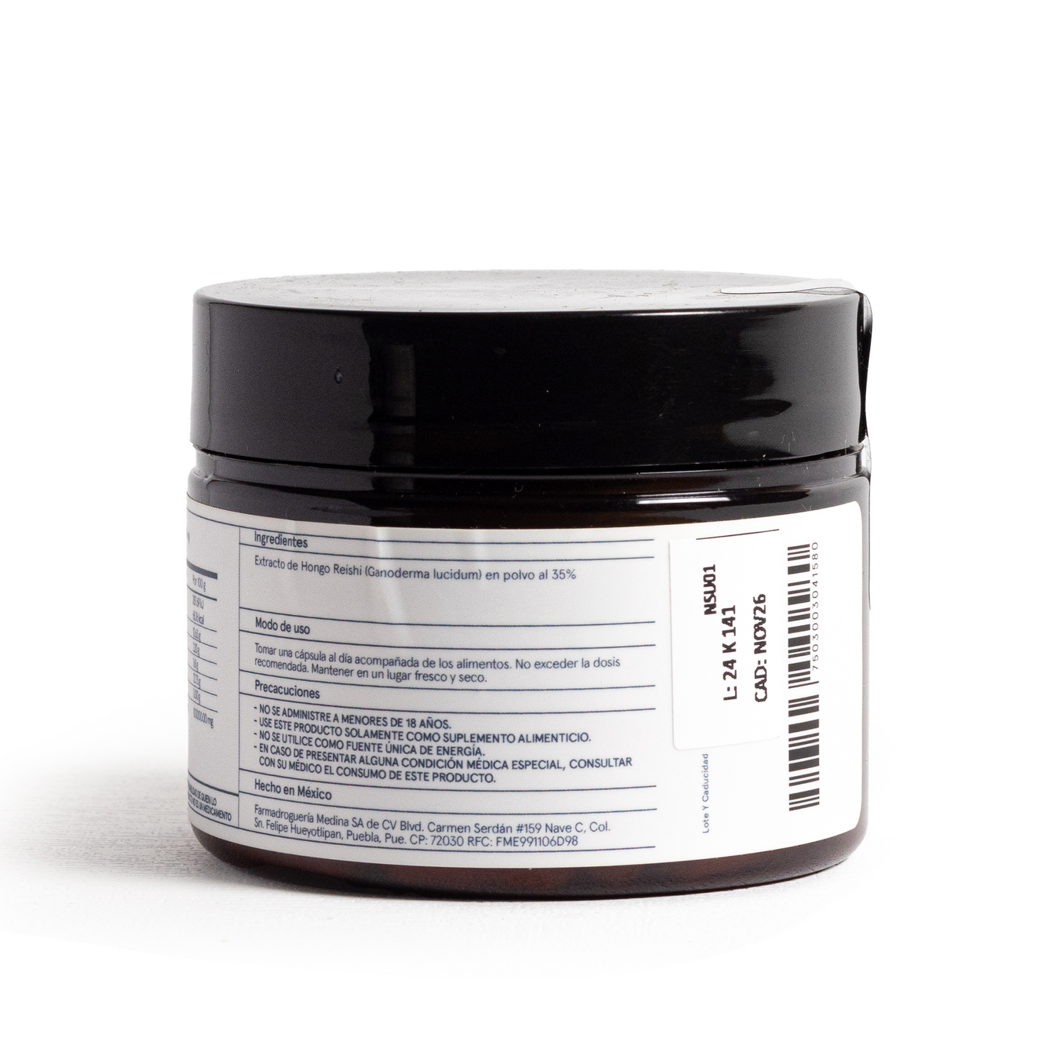 Medinatural Reishi Cápsulas 30pzs 310mg