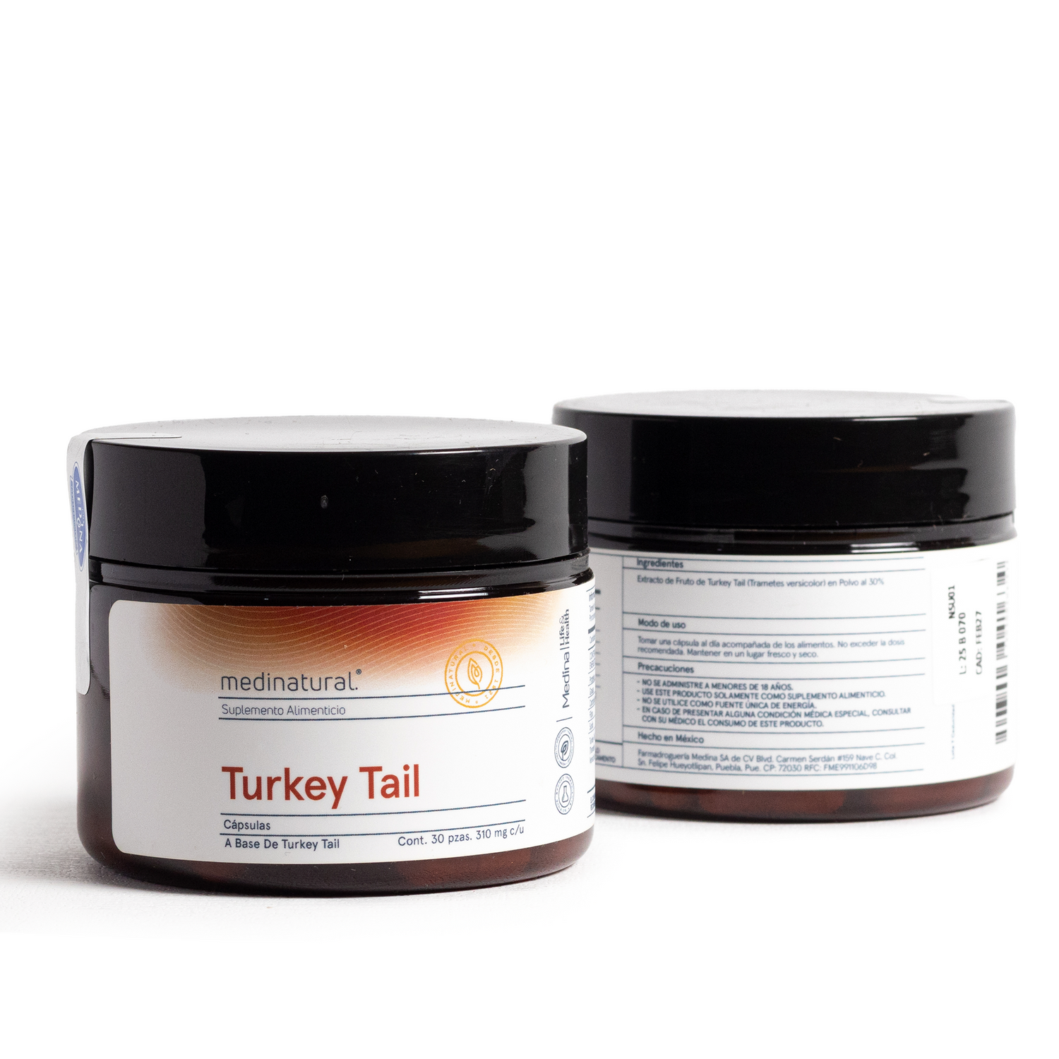 Medinatural Turkey Tail Cápsulas 30pzas 310mg