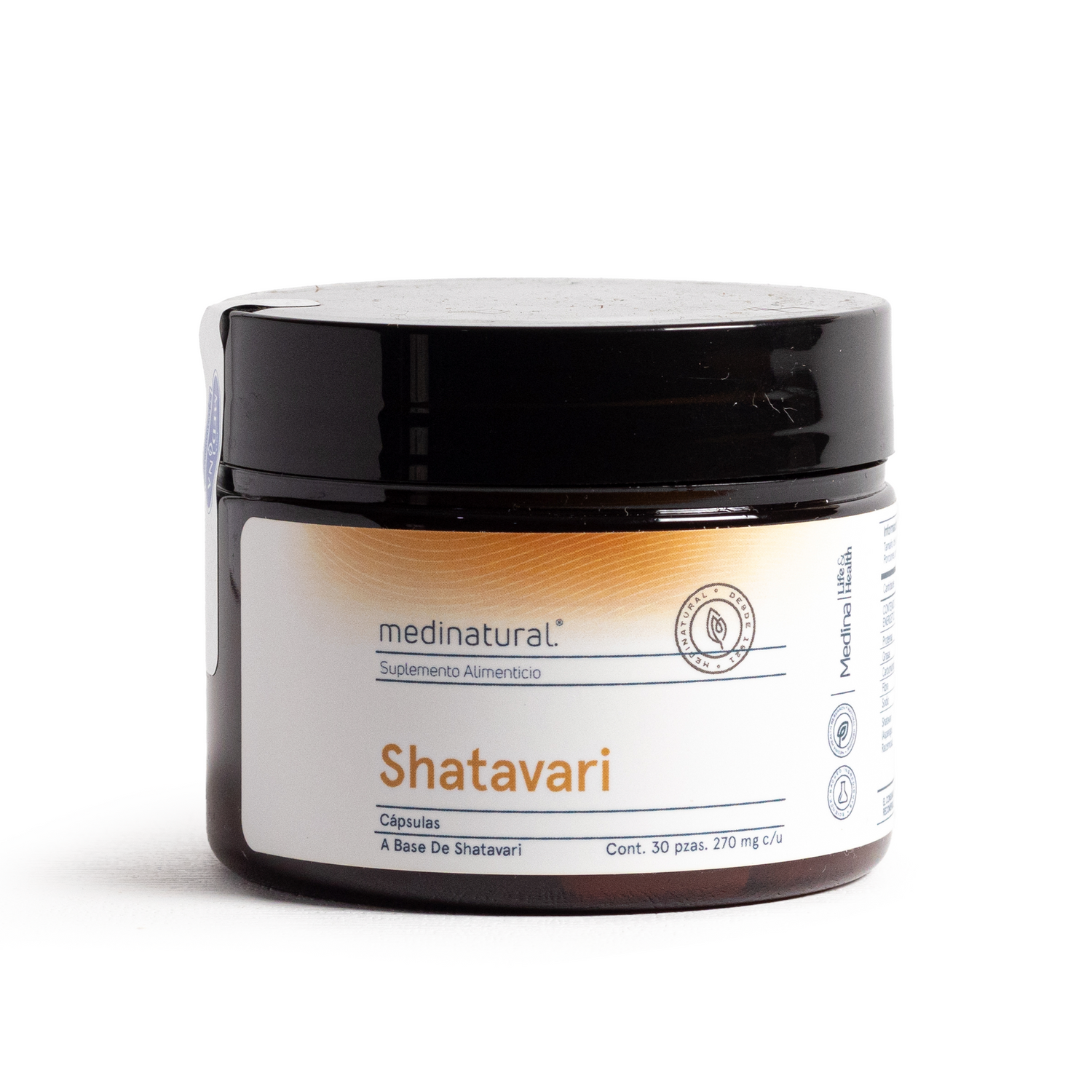 Medinatural Shatavari Cápsulas 30pzs 270mg