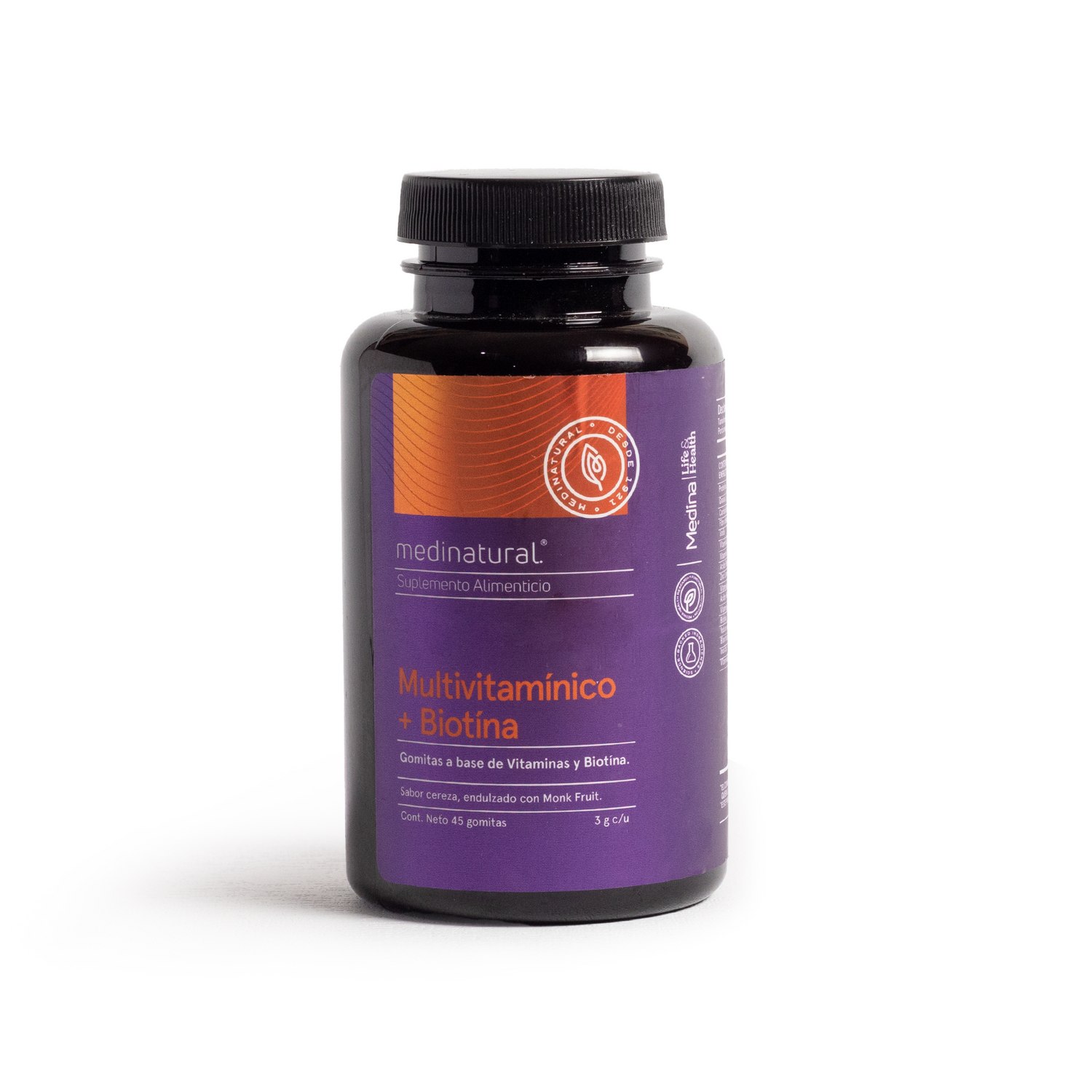 Medinatural Suplemento Vitaminico Biotina 45 Gomas