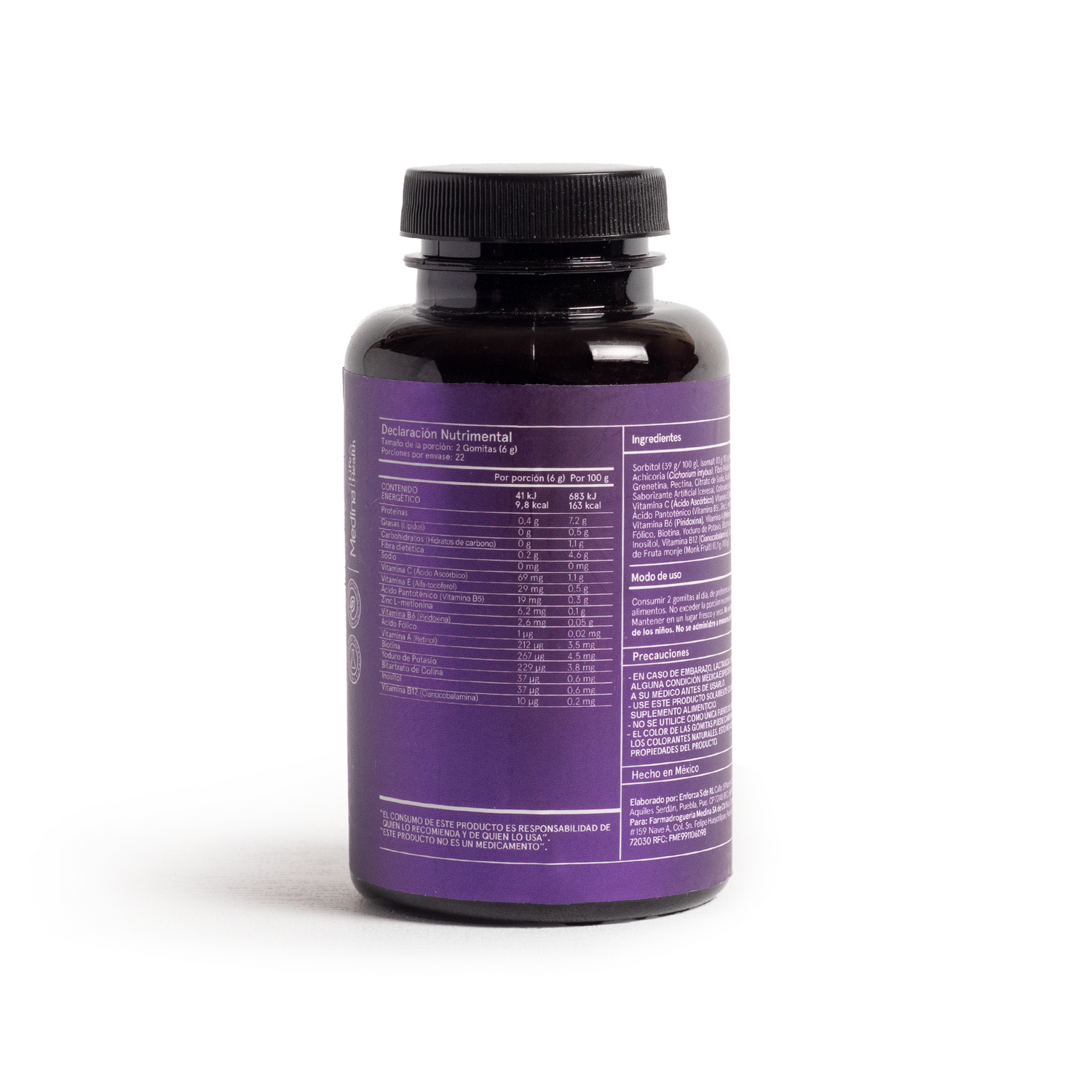Medinatural Suplemento Vitaminico Biotina 45 Gomas