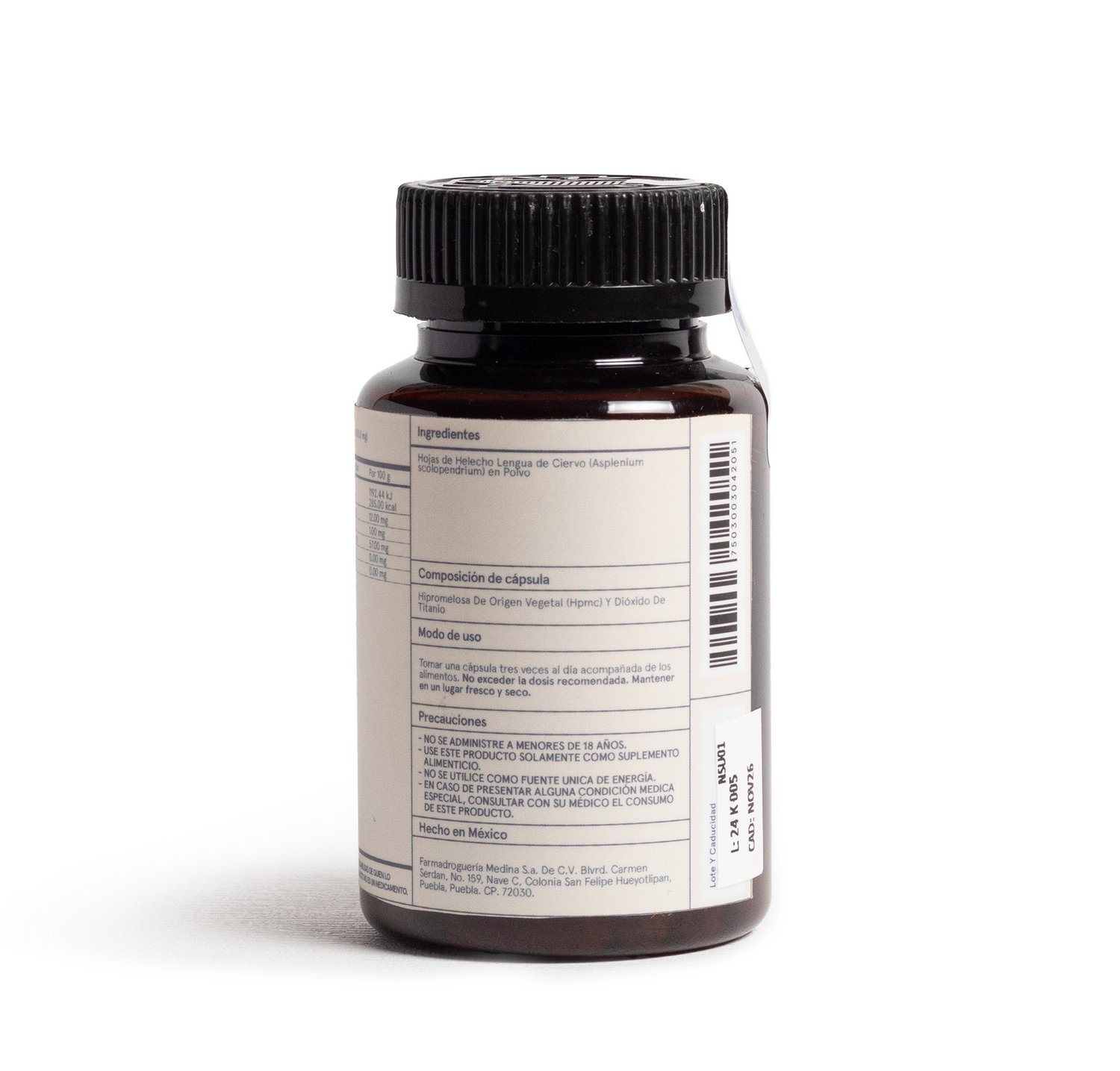 Medinatural Helecho De Ciervo 200mg 90Pzs