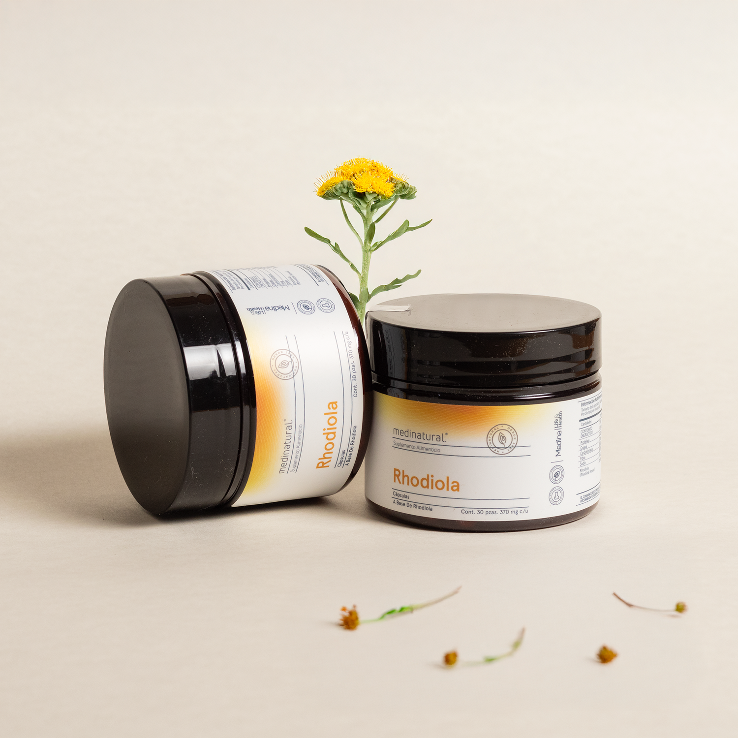 Medinatural Rhodiola Cápsulas 30pzs 370mg
