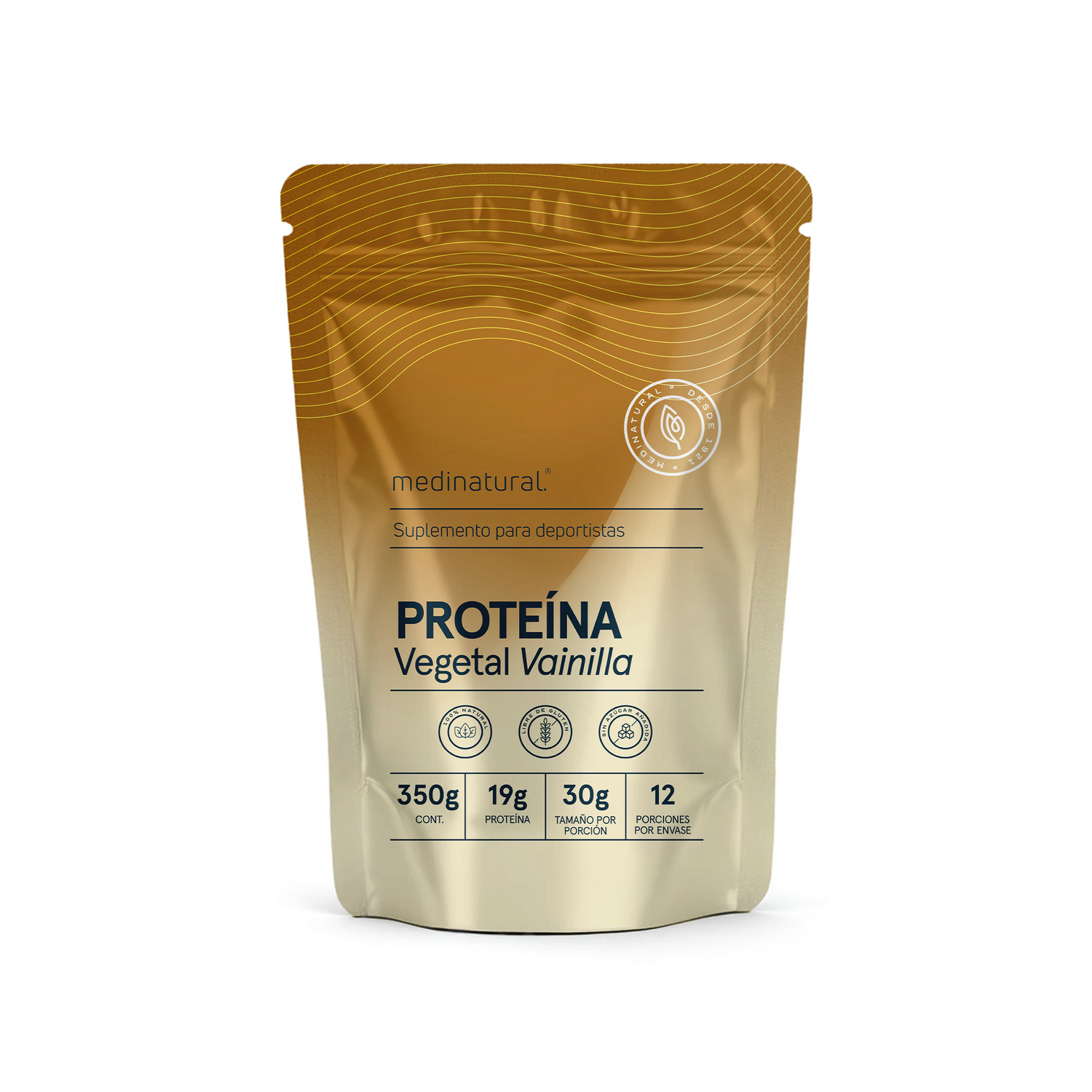 Medinatural Proteina Vegetal Vainilla 350g